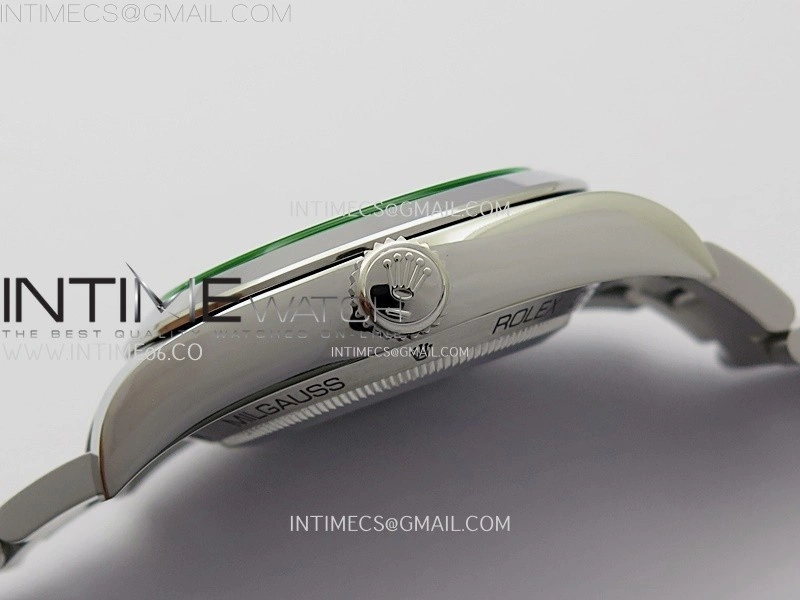 Milgauss 116400 GV Real Green Sapphire 904L SS VSF 1:1 Best Edition Blue Dial on 904L SS Bracelet SA3131