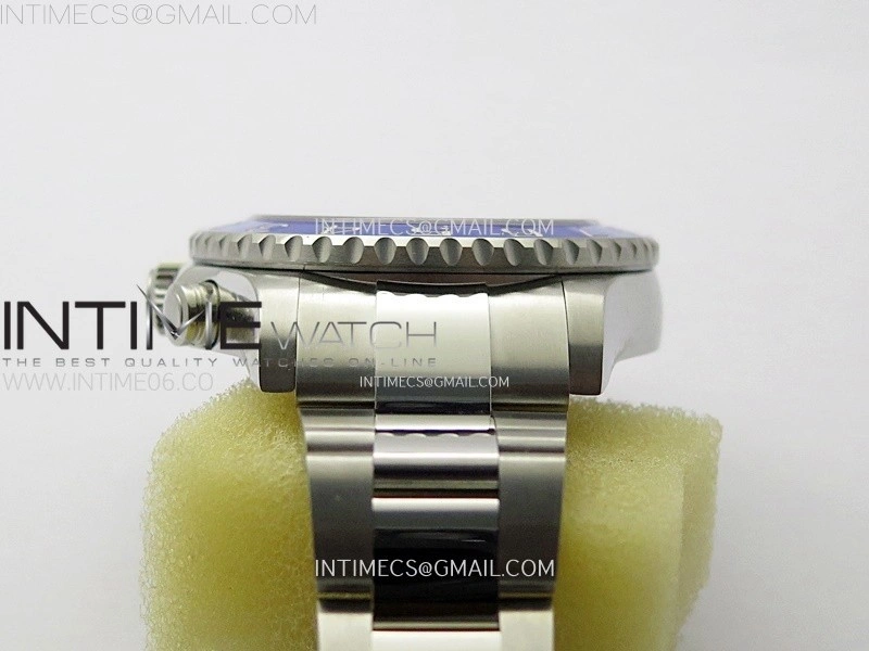 YachtMaster II 116680 Blue Ceramic Bezel SS KF 1:1 Best Edition White Dial on Bracelet A7750
