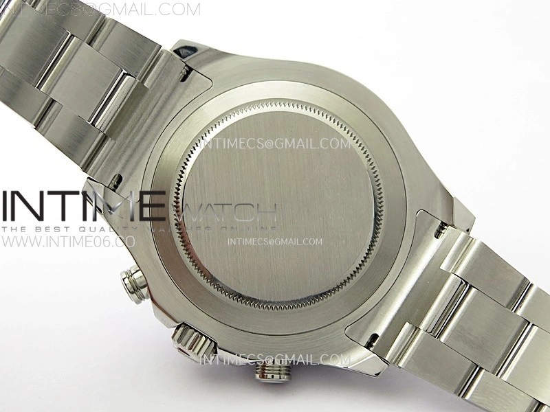 YachtMaster II 116680 Blue Ceramic Bezel SS KF 1:1 Best Edition White Dial on Bracelet A7750