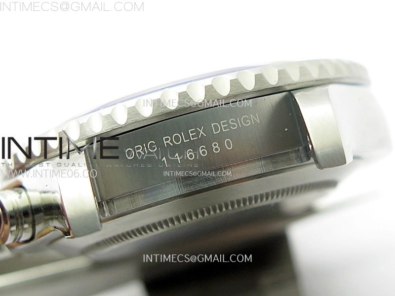 YachtMaster II 116680 Blue Ceramic Bezel SS KF 1:1 Best Edition White Dial on Bracelet A7750