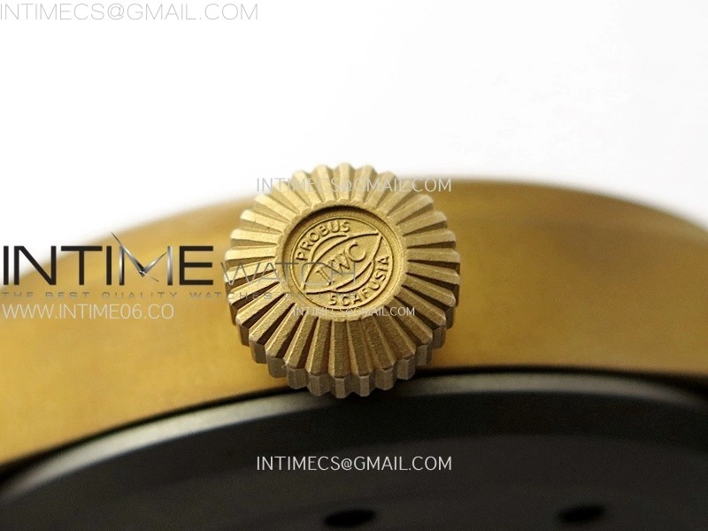 Big Pilot IW329702 Bronze M+F 1:1 Best Edition Green Dial on Green Rubber Strap SEIKO 8N-24
