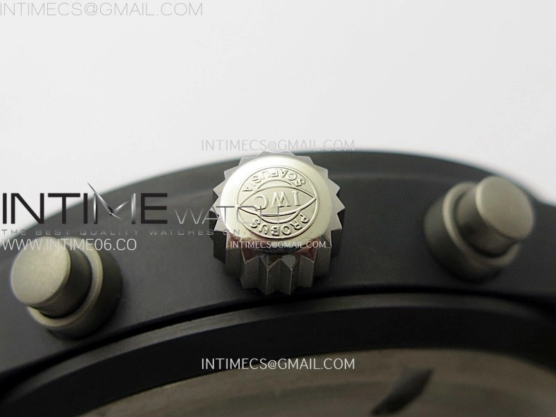 Pilot IW389008 Blue Angels Black Ceramic AZF Best Edition on Blue Leather Strap A7750