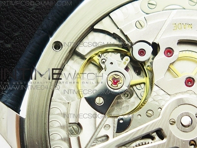 Portuguese Real PR Real Annual Calendar IW5035 AZF 1:1 Best Edition White Dial Blue Markers on Blue Leather Strap A52010
