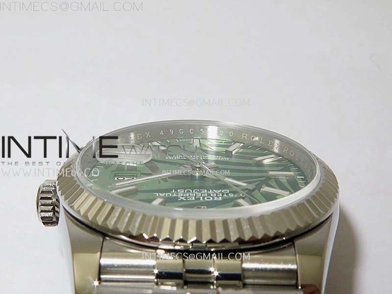 DateJust 126234 904L SS JDF 1:1 Best Edition Green Leaves Dial Stick Markers on Jubilee 904L SS Bracelet