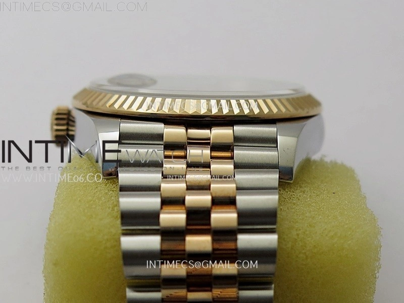 DateJust 126231 904L SS RG JDF 1:1 Best Edition Silver Leaves Dial Diamond Markers on Jubilee SS RG Bracelet