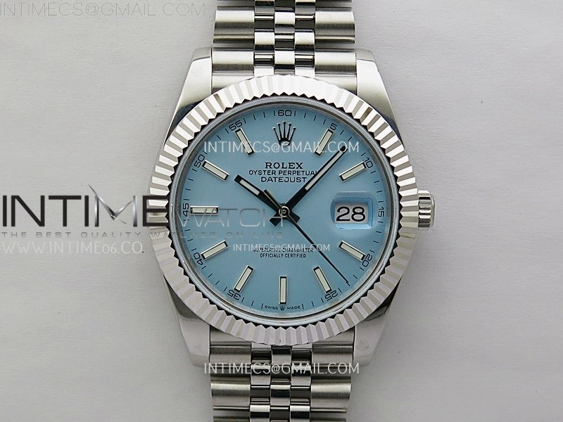 DateJust 126334 904L SS JDF 1:1 Best Edition Tiffany Blue Dial Stick Markers on Jubilee 904L SS Bracelet