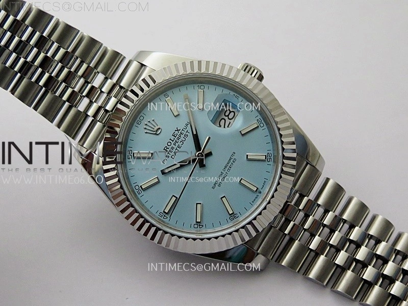 DateJust 126334 904L SS JDF 1:1 Best Edition Tiffany Blue Dial Stick Markers on Jubilee 904L SS Bracelet