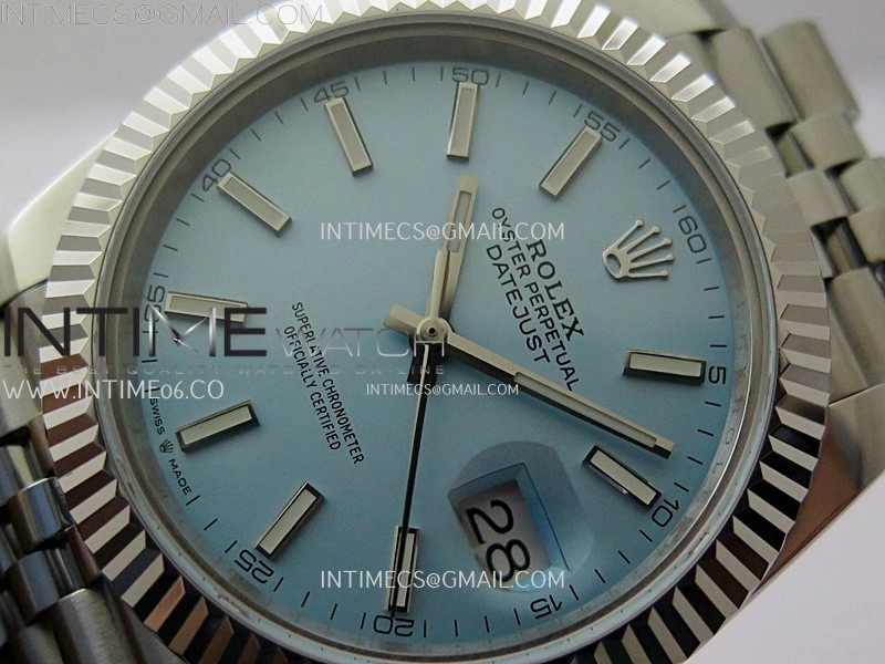 DateJust 126334 904L SS JDF 1:1 Best Edition Tiffany Blue Dial Stick Markers on Jubilee 904L SS Bracelet