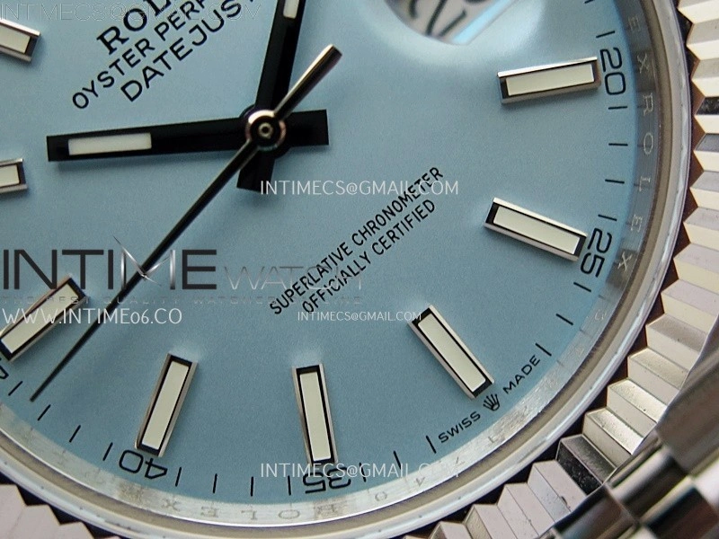 DateJust 126334 904L SS JDF 1:1 Best Edition Tiffany Blue Dial Stick Markers on Jubilee 904L SS Bracelet