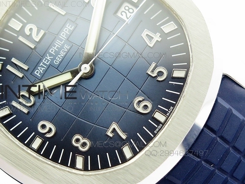 Aquanaut Jumbo 42mm SS BP 1:1 Best Edition Blue Dial on Blue Rubber Strap 9015 to PP324CS