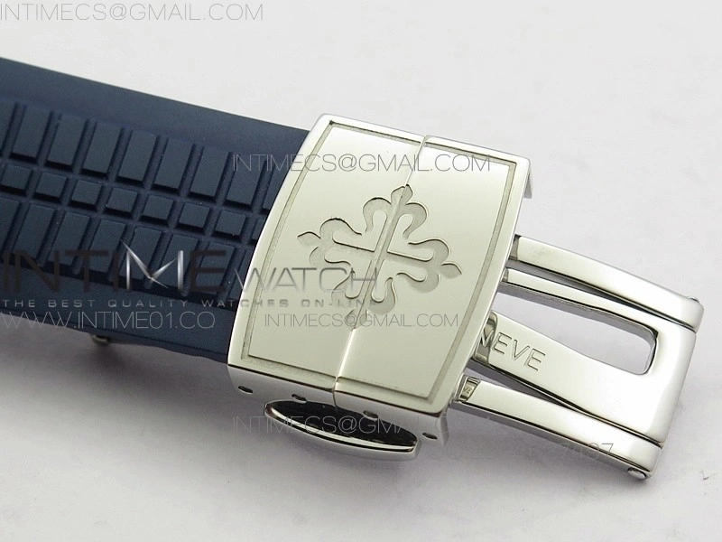 Aquanaut Jumbo 42mm SS BP 1:1 Best Edition Blue Dial on Blue Rubber Strap 9015 to PP324CS