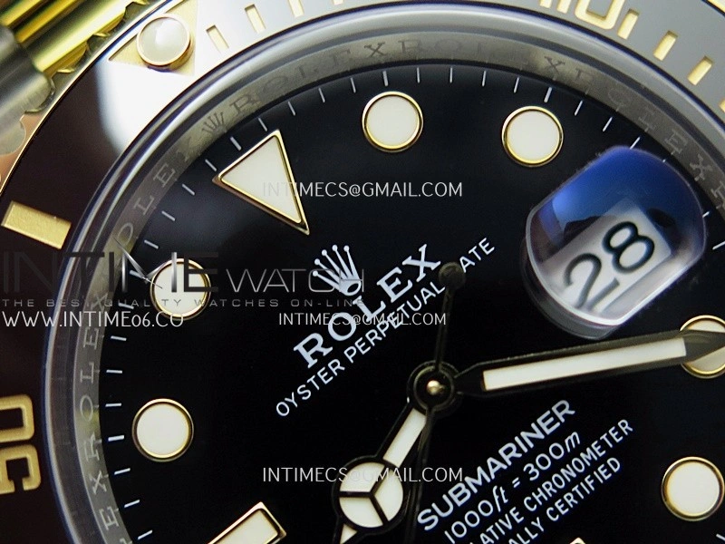 Submariner 126613 LN 904L Steel YG THBF 1:1 Best Edition Black Dial On 904L Steel YG Bracelet SH3235