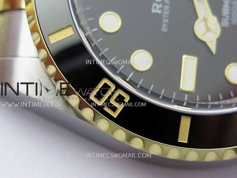 Submariner 126613 LN 904L Steel YG THBF 1:1 Best Edition Black Dial On 904L Steel YG Bracelet SH3235