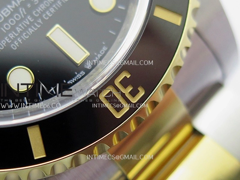 Submariner 126613 LN 904L Steel YG THBF 1:1 Best Edition Black Dial On 904L Steel YG Bracelet SH3235