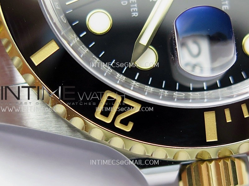 Submariner 126613 LN 904L Steel YG THBF 1:1 Best Edition Black Dial On 904L Steel YG Bracelet SH3235