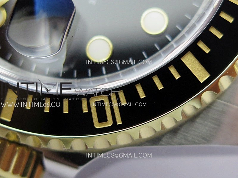 Submariner 126613 LN 904L Steel YG THBF 1:1 Best Edition Black Dial On 904L Steel YG Bracelet SH3235