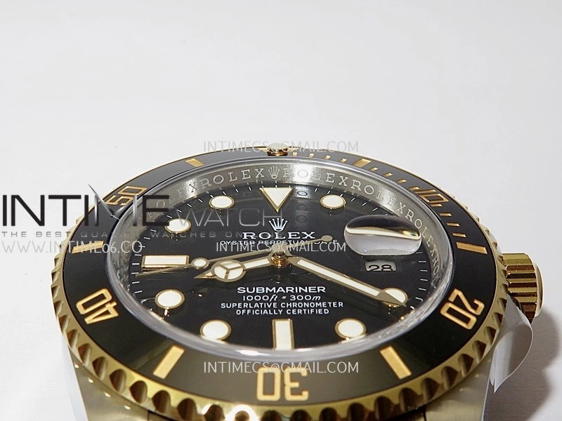 Submariner 126613 LN 904L Steel YG THBF 1:1 Best Edition Black Dial On 904L Steel YG Bracelet SH3235