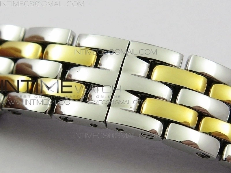 Panthère Secrete Ladies 22mm SS YG 8848F 1:1 Best Edition White Dial on SS YG Bracelet Ronda Quartz