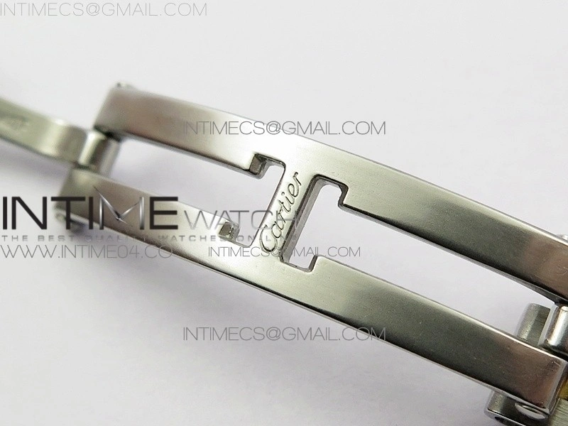 Panthère Secrete Ladies 22mm SS YG 8848F 1:1 Best Edition White Dial on SS YG Bracelet Ronda Quartz
