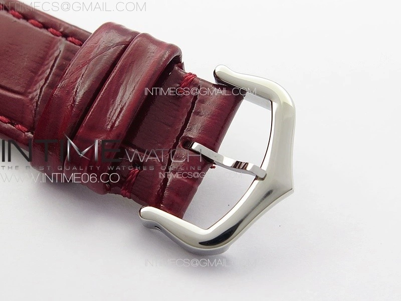 Tank Louis Ladies 25mm SS 8848F 1:1 Best Edition Red Dial on Red Leather Strap Ronda Quartz