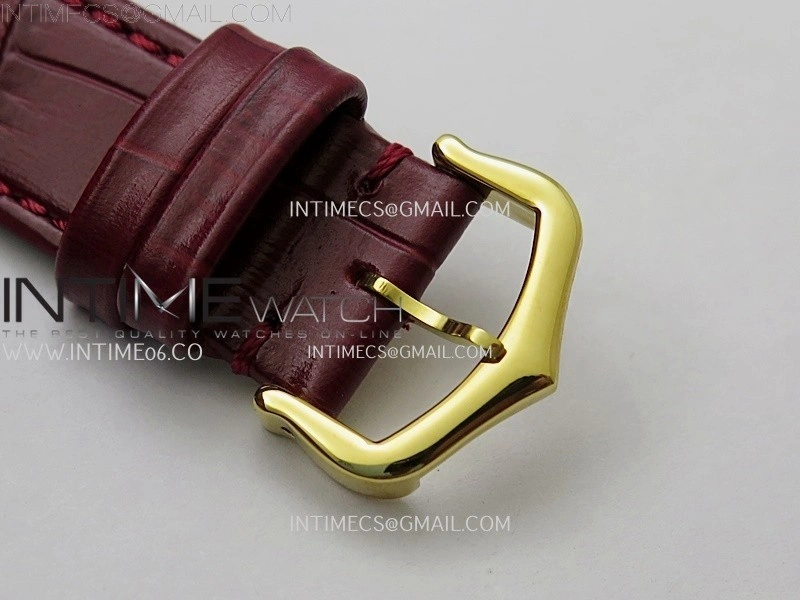 Tank Louis Ladies 25mm YG 8848F 1:1 Best Edition Red Dial On Red Leather Strap Ronda Quartz