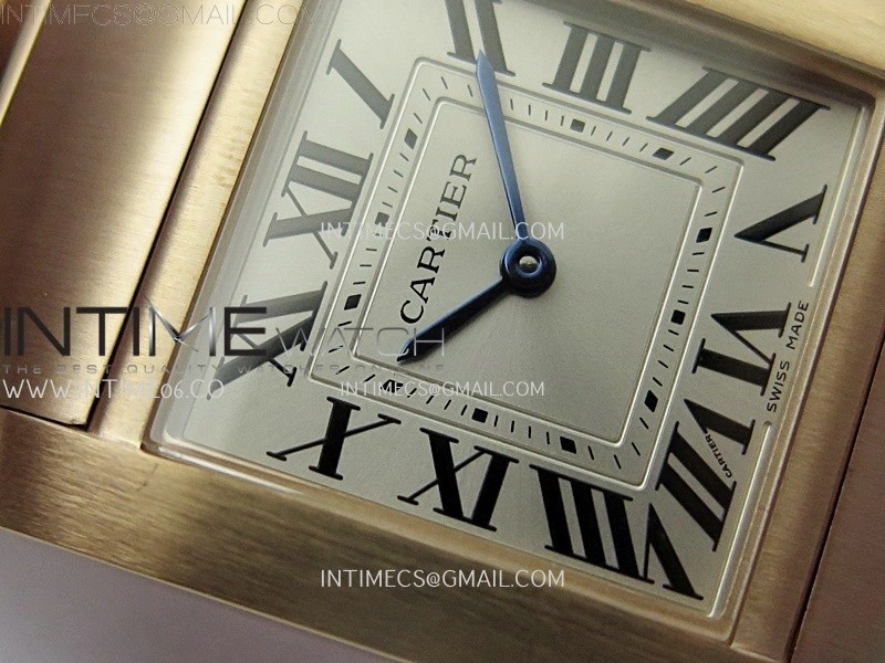 Tank Francaise Ladies 27mm RG 8848F 1:1 Best Edition Silver Dial on RG Bracelet Ronda Quartz V2