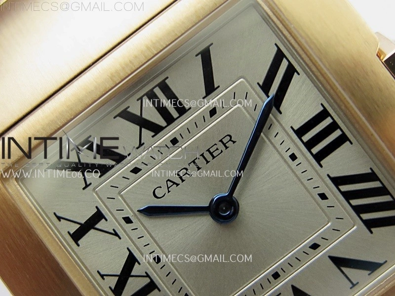 Tank Francaise Ladies 27mm RG 8848F 1:1 Best Edition Silver Dial on RG Bracelet Ronda Quartz V2