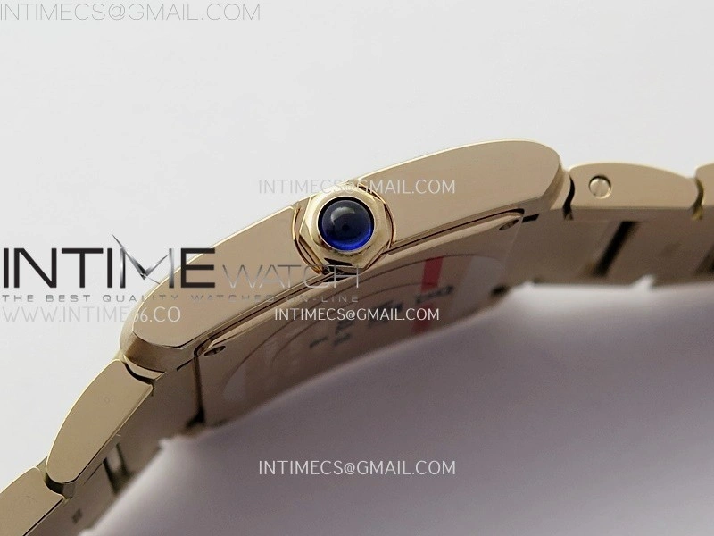 Tank Francaise Ladies 27mm RG 8848F 1:1 Best Edition Silver Dial on RG Bracelet Ronda Quartz V2