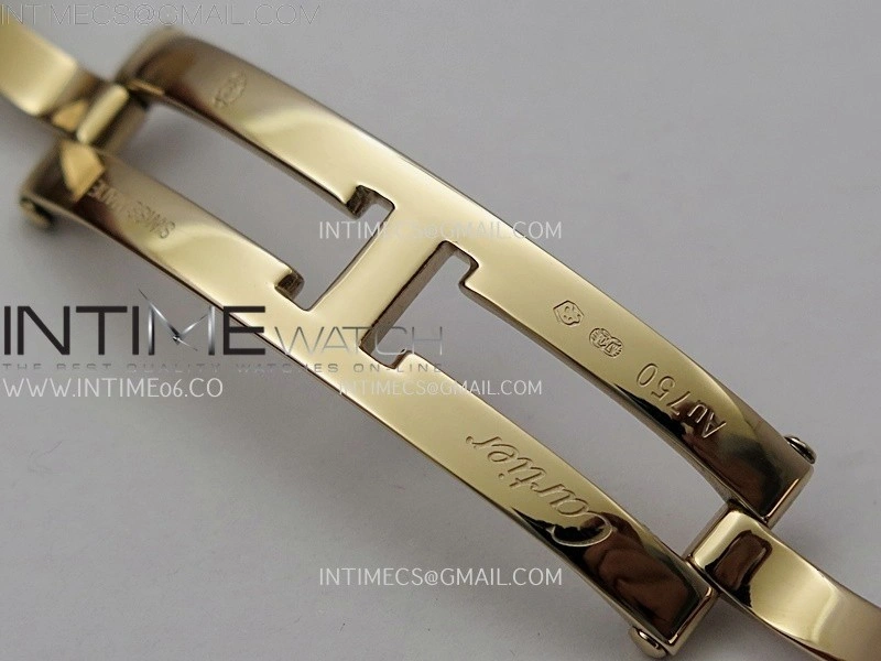 Tank Francaise Ladies 27mm RG 8848F 1:1 Best Edition Silver Dial on RG Bracelet Ronda Quartz V2