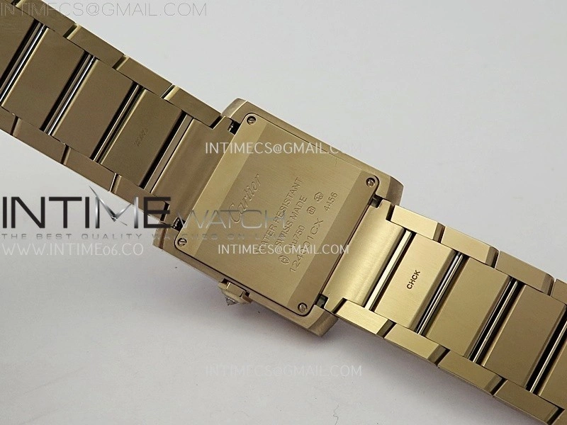 Tank Francaise Ladies 27mm RG 8848F 1:1 Best Edition Silver Dial on RG Bracelet Ronda Quartz V2