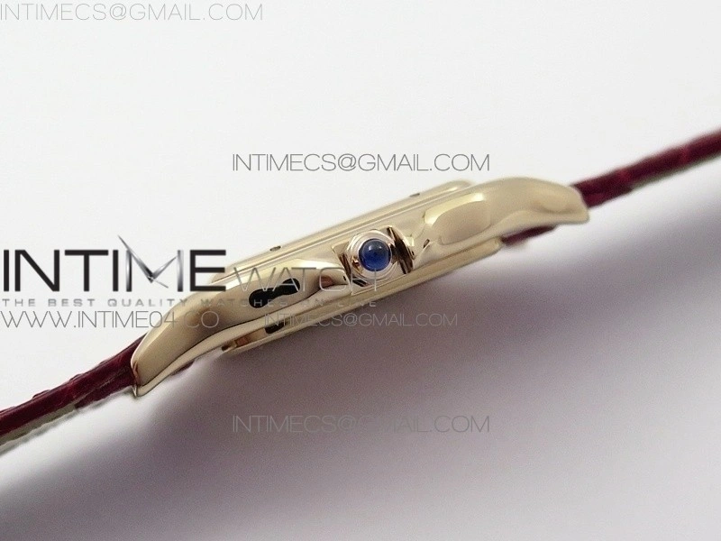 Panthère Secrete Ladies 27mm RG 8848F 1:1 Best Edition White Dial on Red Croco Strap Ronda Quartz