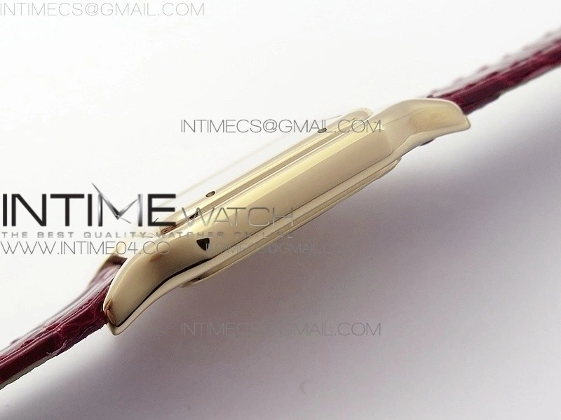 Panthère Secrete Ladies 27mm RG 8848F 1:1 Best Edition White Dial on Red Croco Strap Ronda Quartz