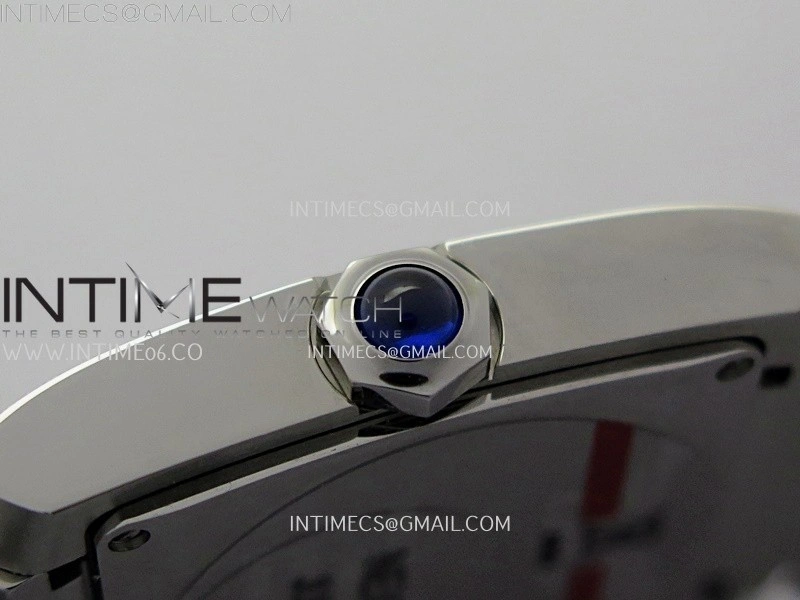 Tank Francaise Ladies 27mm SS 8848F 1:1 Best Edition Silver Dial on SS Bracelet Ronda Quartz V2