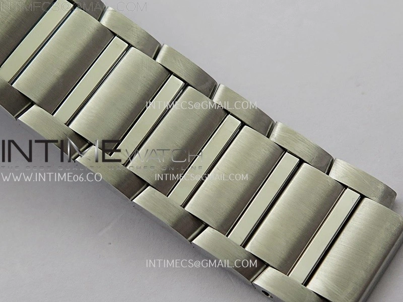 Tank Francaise Ladies 27mm SS 8848F 1:1 Best Edition Silver Dial on SS Bracelet Ronda Quartz V2