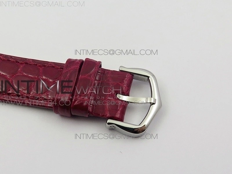 Panthère Secrete Ladies 27mm SS 8848F 1:1 Best Edition White Dial on Red Croco Strap Ronda Quartz