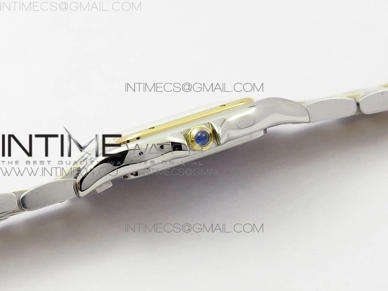 Panthère Secrete Ladies 27mm SS YG 8848F 1:1 Best Edition White Dial on SS YG Bracelet Ronda Quartz