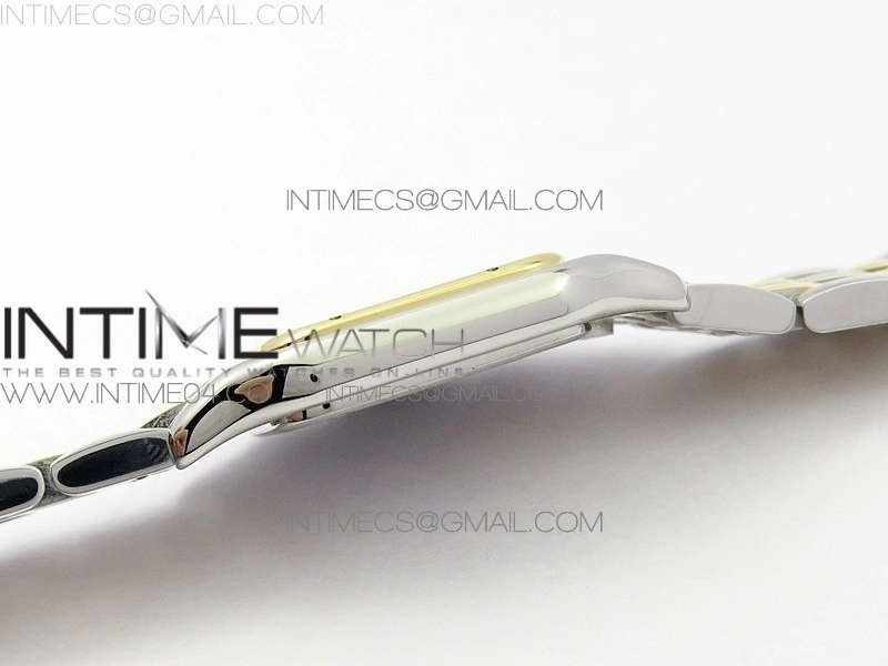 Panthère Secrete Ladies 27mm SS YG 8848F 1:1 Best Edition White Dial on SS YG Bracelet Ronda Quartz