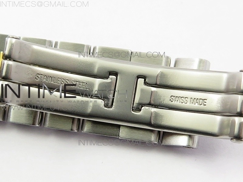 Panthère Secrete Ladies 27mm SS YG 8848F 1:1 Best Edition White Dial on SS YG Bracelet Ronda Quartz