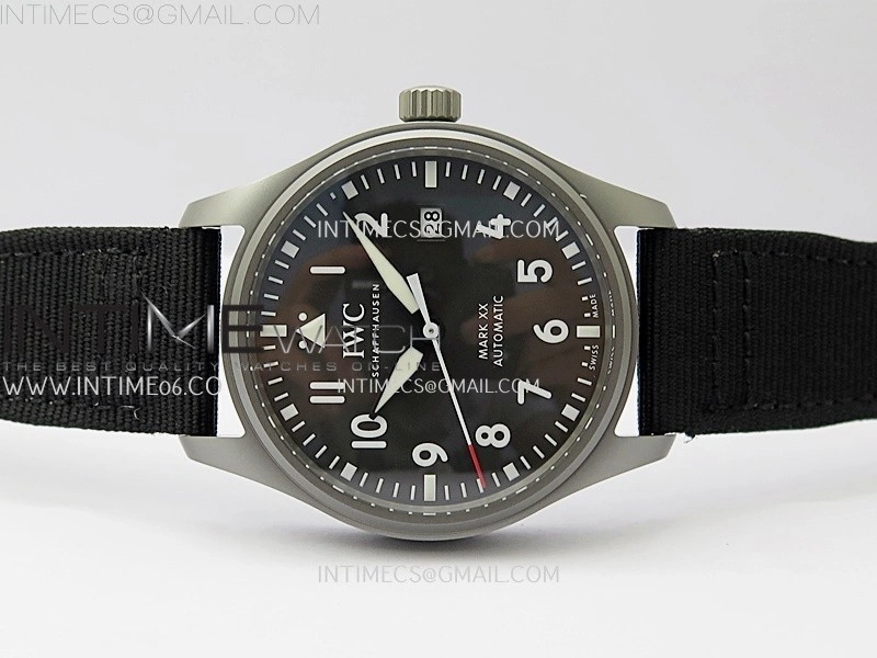 Pilot Mark XX IW3282 Ti M+F 1:1 Best Edition Gray Dial on Black Nylon Strap MIYOTA 9015