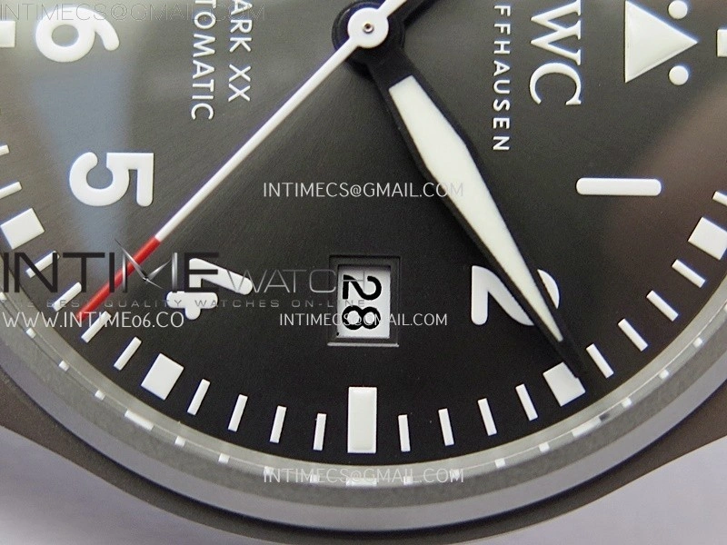 Pilot Mark XX IW3282 Ti M+F 1:1 Best Edition Gray Dial on Black Nylon Strap MIYOTA 9015