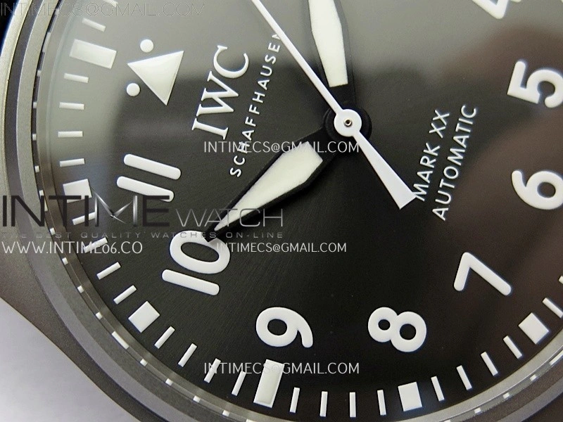 Pilot Mark XX IW3282 Ti M+F 1:1 Best Edition Gray Dial on Black Nylon Strap MIYOTA 9015