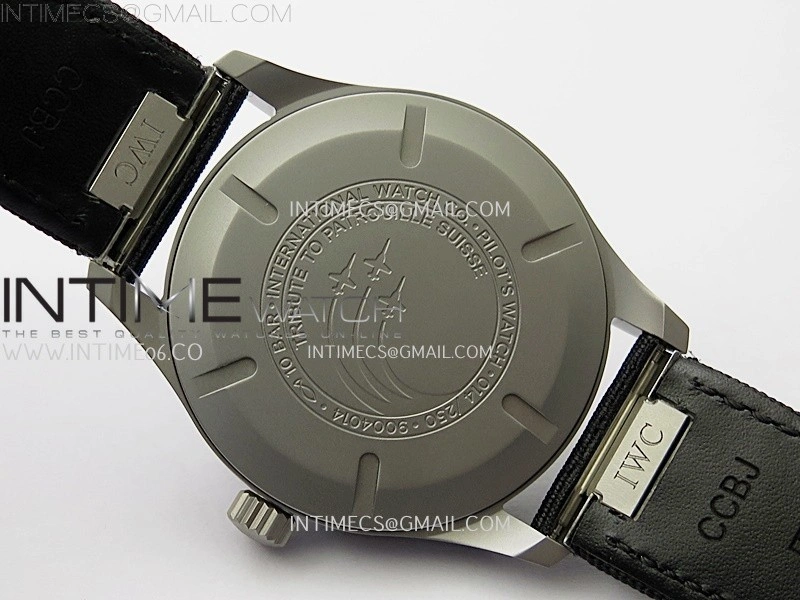 Pilot Mark XX IW3282 Ti M+F 1:1 Best Edition Gray Dial on Black Nylon Strap MIYOTA 9015