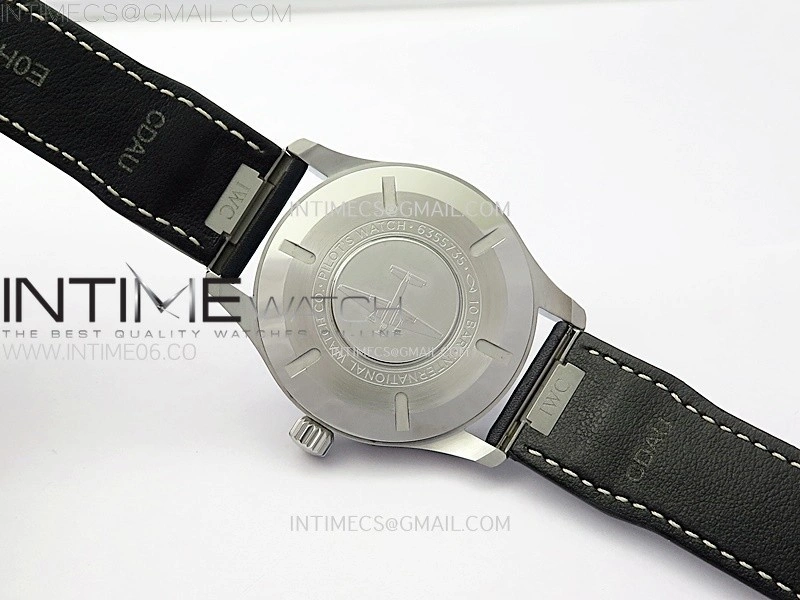Pilot Mark XX IW328203 ZF 1:1 Best Edition Blue Dial on Dark Blue Leather Strap A32111