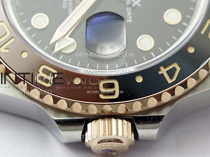 GMT-Master II 126711 CHNR C+F 1:1 Best Edition Black Dial on SS RG Bracelet VR3285 CHS