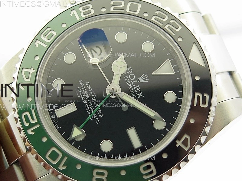 GMT Master II 126720 VTNR 904L SS 3EF 1:1 Best Edition on Oyster Bracelet VR3285 CHS