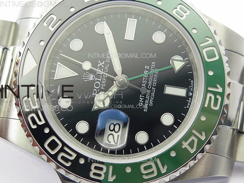 GMT Master II 126720 VTNR 904L SS 3EF 1:1 Best Edition on Oyster Bracelet VR3285 CHS