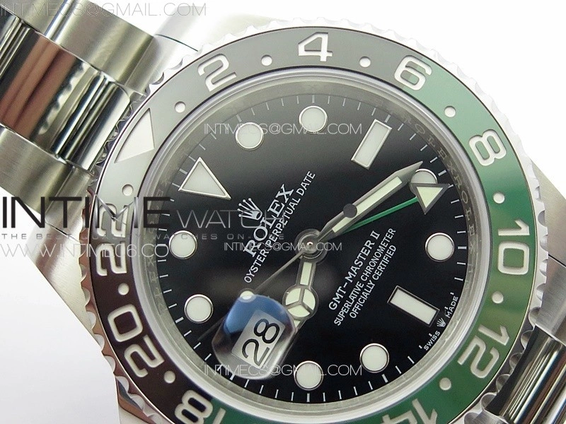 GMT Master II 126720 VTNR 904L SS 3EF 1:1 Best Edition on Oyster Bracelet VR3285 CHS
