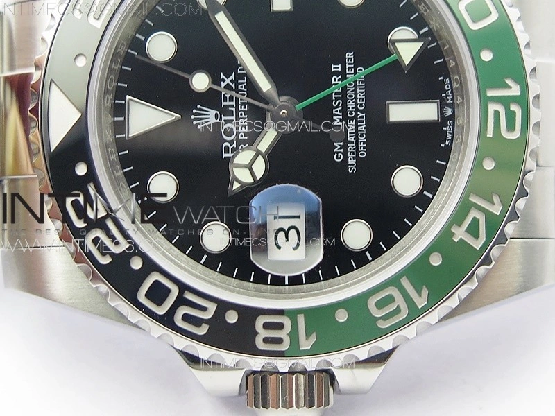 GMT Master II 126720 VTNR 904L SS 3EF 1:1 Best Edition on Oyster Bracelet VR3285 CHS