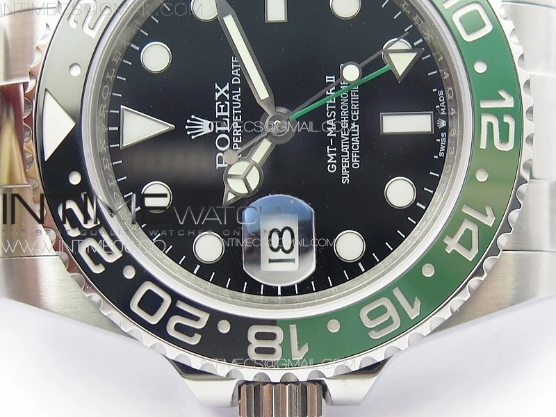 GMT Master II 126720 VTNR 904L SS 3EF 1:1 Best Edition on Oyster Bracelet VR3285 CHS