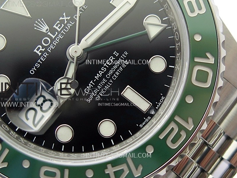 GMT Master II 126720 VTNR 904L SS C+F 1:1 Best Edition on Jubilee Bracelet SH3285 CHS